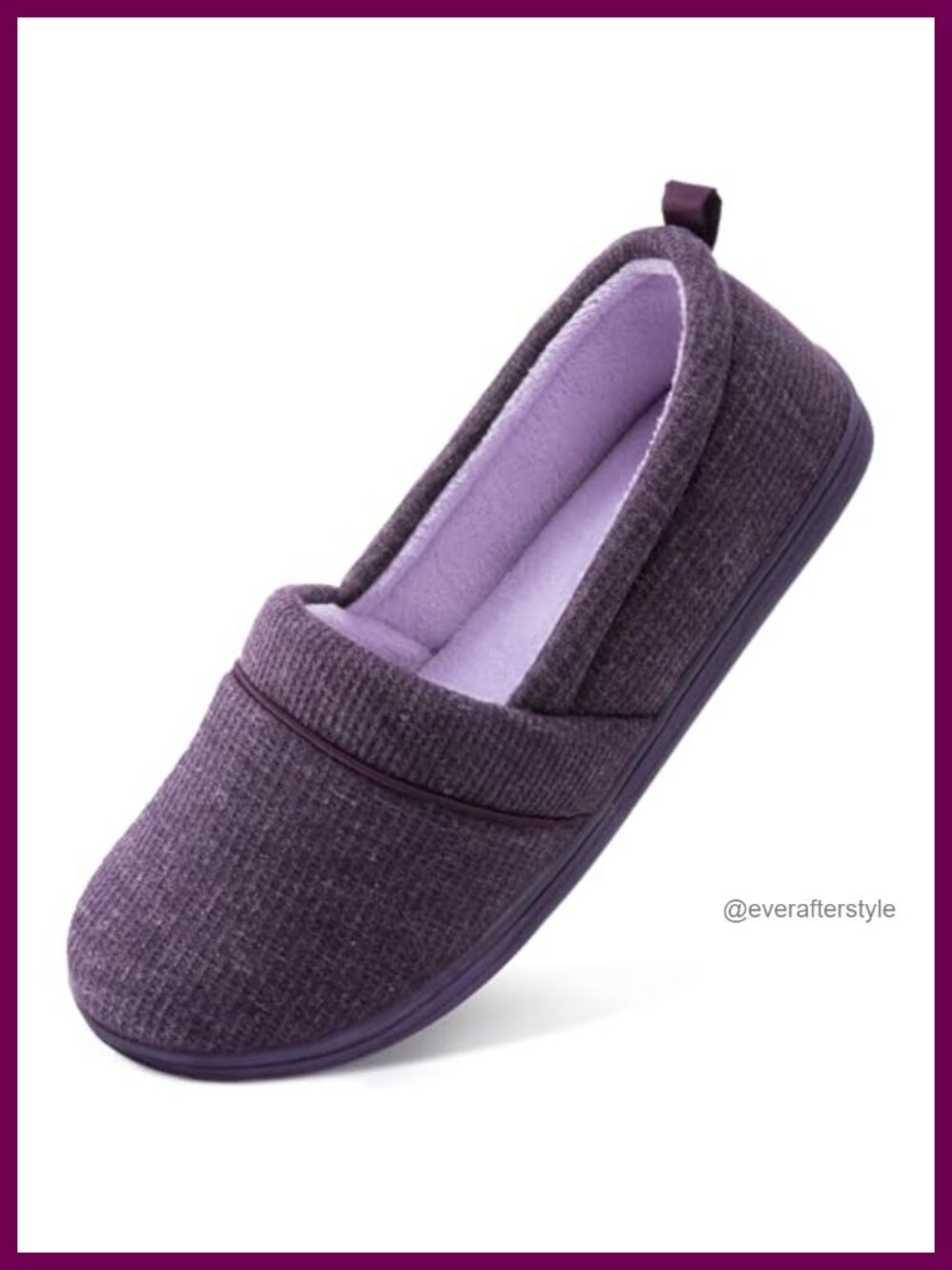 Women's Comfy Memory Foam Loafer Slippers with Non-Slip Sole